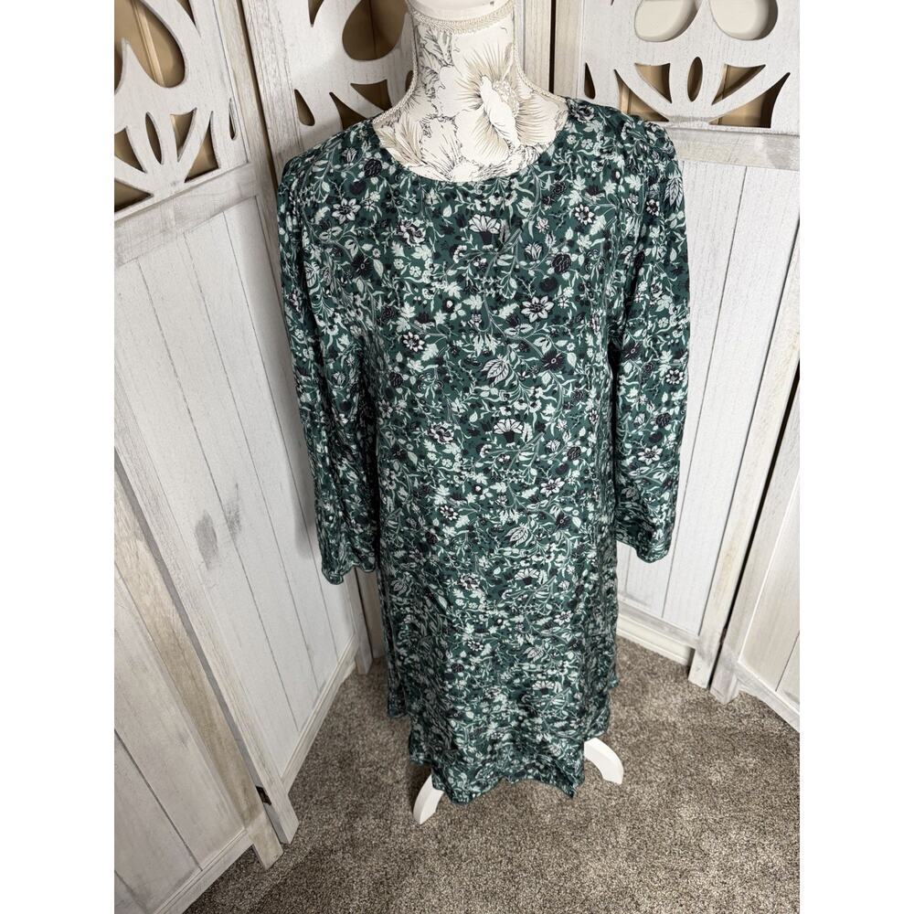sundance green dress Women's Floral Boho Black Lightweight Size Medium Price_$200 - $300